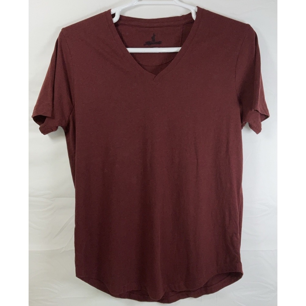 NWOT Women's Johnnie-O Merediths Short Sleeve 100% Cotton T-Shirt Burgundy Large